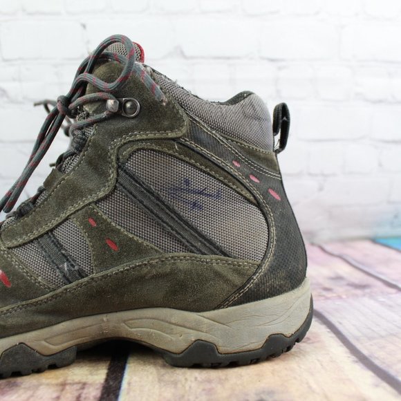 LL Bean Trail Model 4 Tek 2.5 Gray Suede Mesh Hiking Boots 9.5 M - Picture 10 of 11